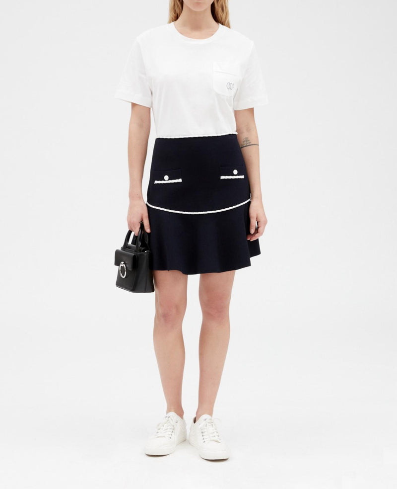 Claudie Pierlot - Mysiri skirt - Navy