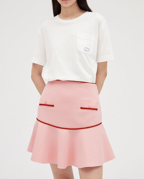 Claudie Pierlot - Knitted Skirt - Mysiri - Two-tone