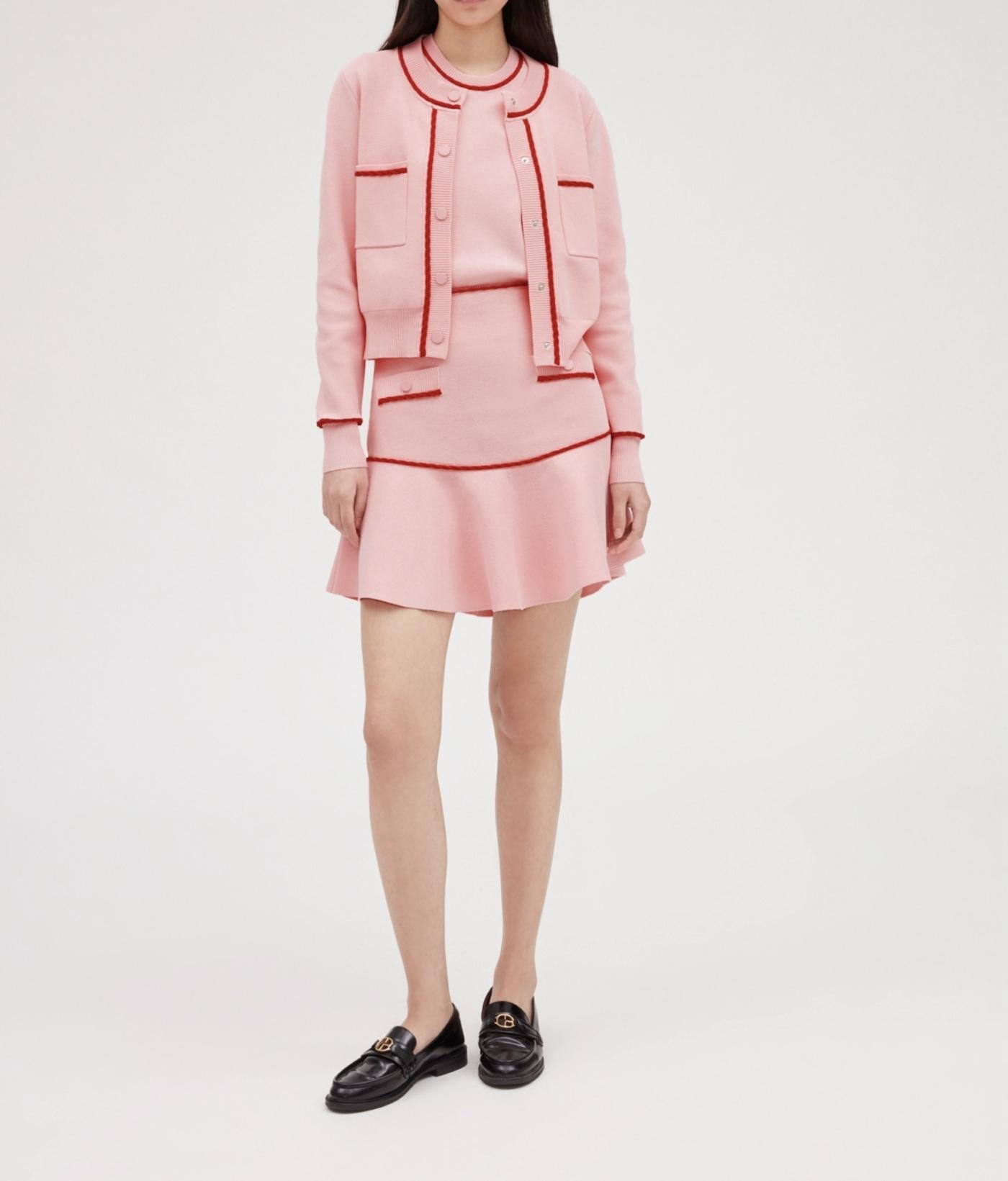 Claudie Pierlot - Knitted Skirt - Mysiri - Two-tone