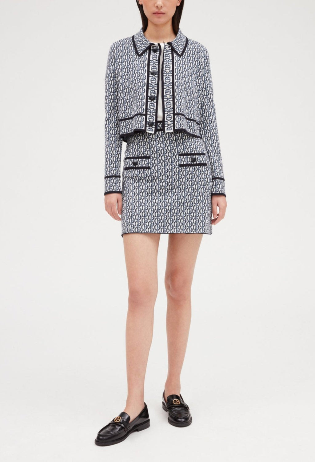 Claudie Pierlot - Jupe Maille - Mac Bis - Print Clair