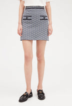 Claudie Pierlot - Jupe Maille - Mac Bis - Print Clair
