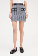 Claudie Pierlot - Jupe Maille - Mac Bis - Print Clair