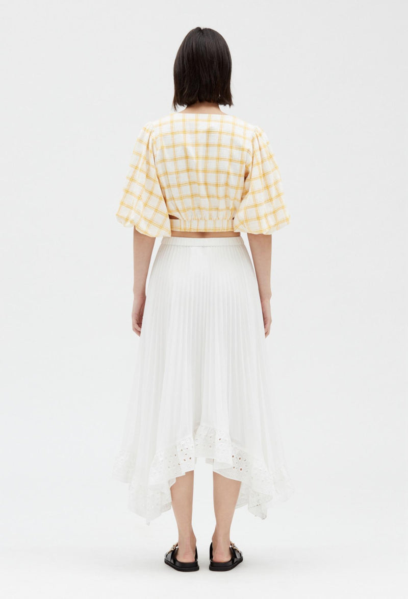 Claudie Pierlot - Selode skirt Cotton - Ecru