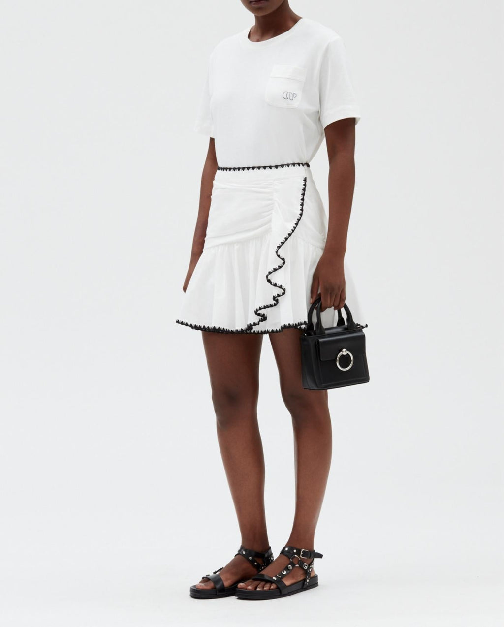Claudie Pierlot - C&T Skirt - Sister Brodee - Ecru
