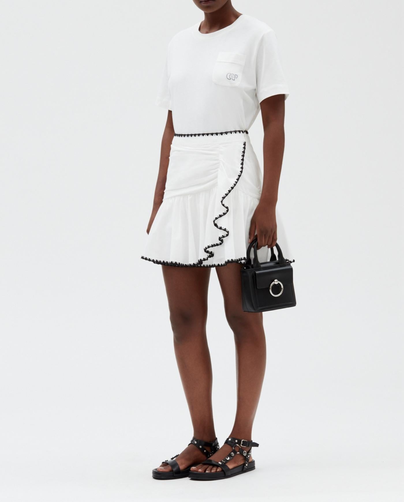 Claudie Pierlot - C&T Skirt - Sister Brodee - Ecru