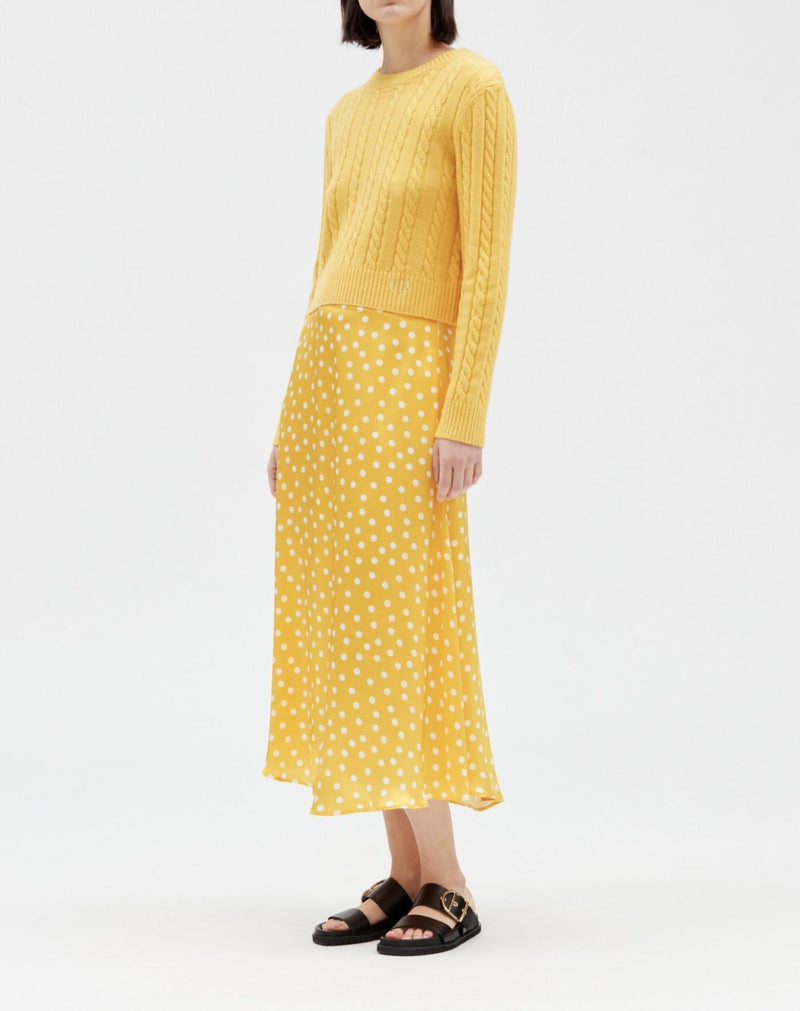 Claudie Pierlot - Jupe C&T - Sapino Pois - Print Clair