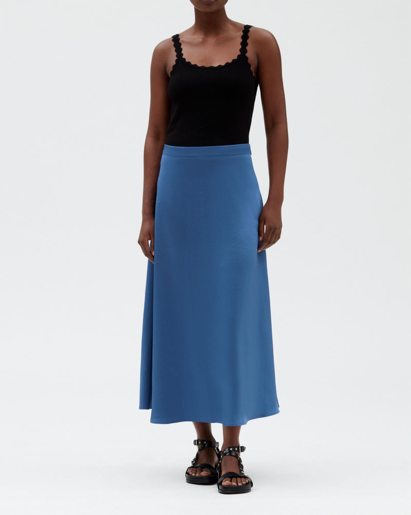 Claudie Pierlot - Sapino Blue Skirt - Storm Blue