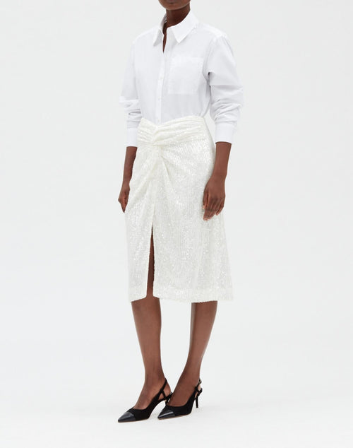 Claudie Pierlot - Jupe C&T - Sixtine Bis - Blanc