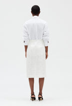 Claudie Pierlot - Jupe C&T - Sixtine Bis - Blanc