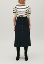 Claudie Pierlot - Jupe C&T - Sally - Denim Brut