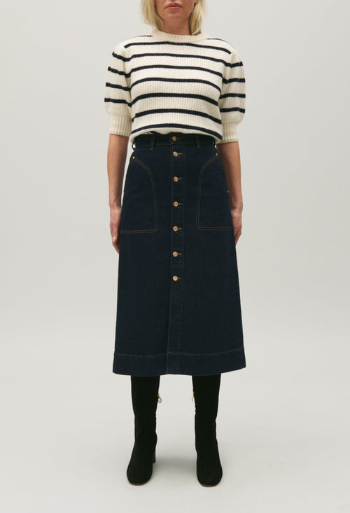 Claudie Pierlot - Jupe C&T - Sally - Denim Brut