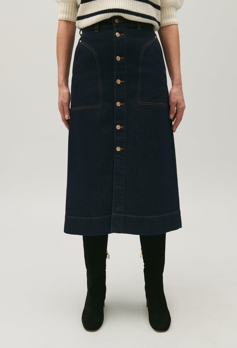 Jupe C&T - Sally - Denim Brut