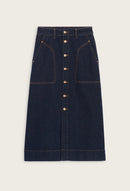 Jupe C&T - Sally - Denim Brut