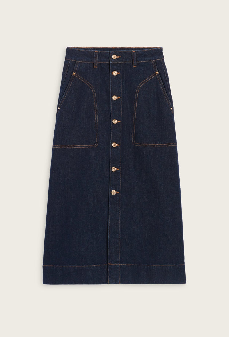 Jupe C&T - Sally - Denim Brut