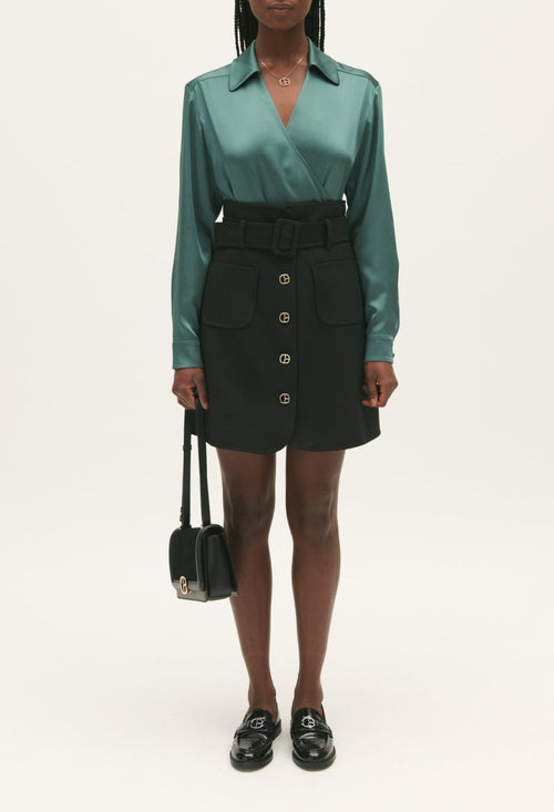 Claudie Pierlot - Jupe C&T - Sixties - Noir