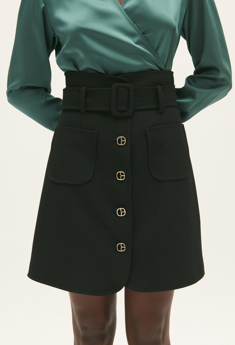 Claudie Pierlot - Jupe C&T - Sixties - Noir