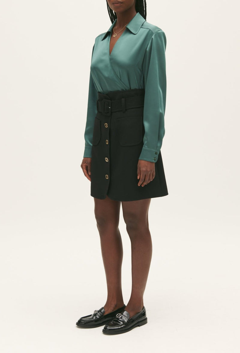 Claudie Pierlot - Jupe C&T - Sixties - Noir