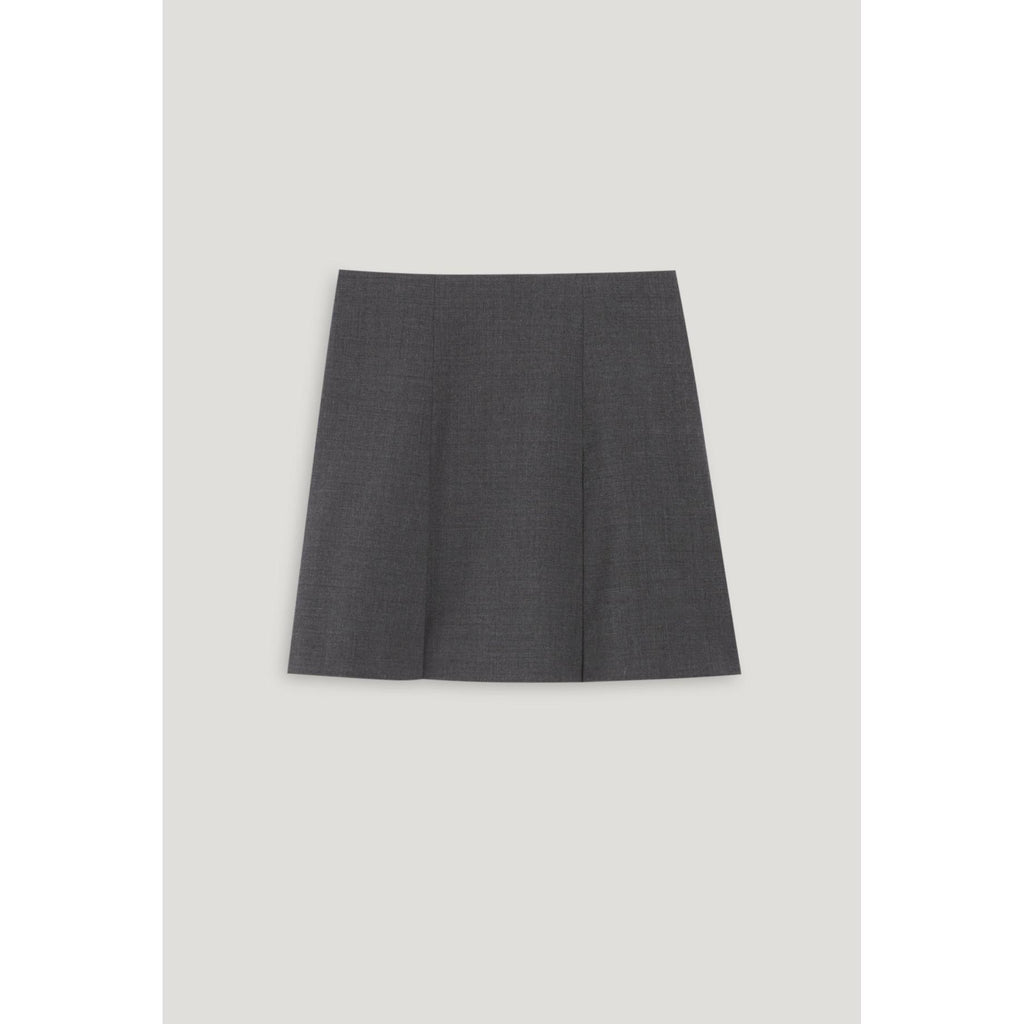 Falda Corta Gris Jaspeado