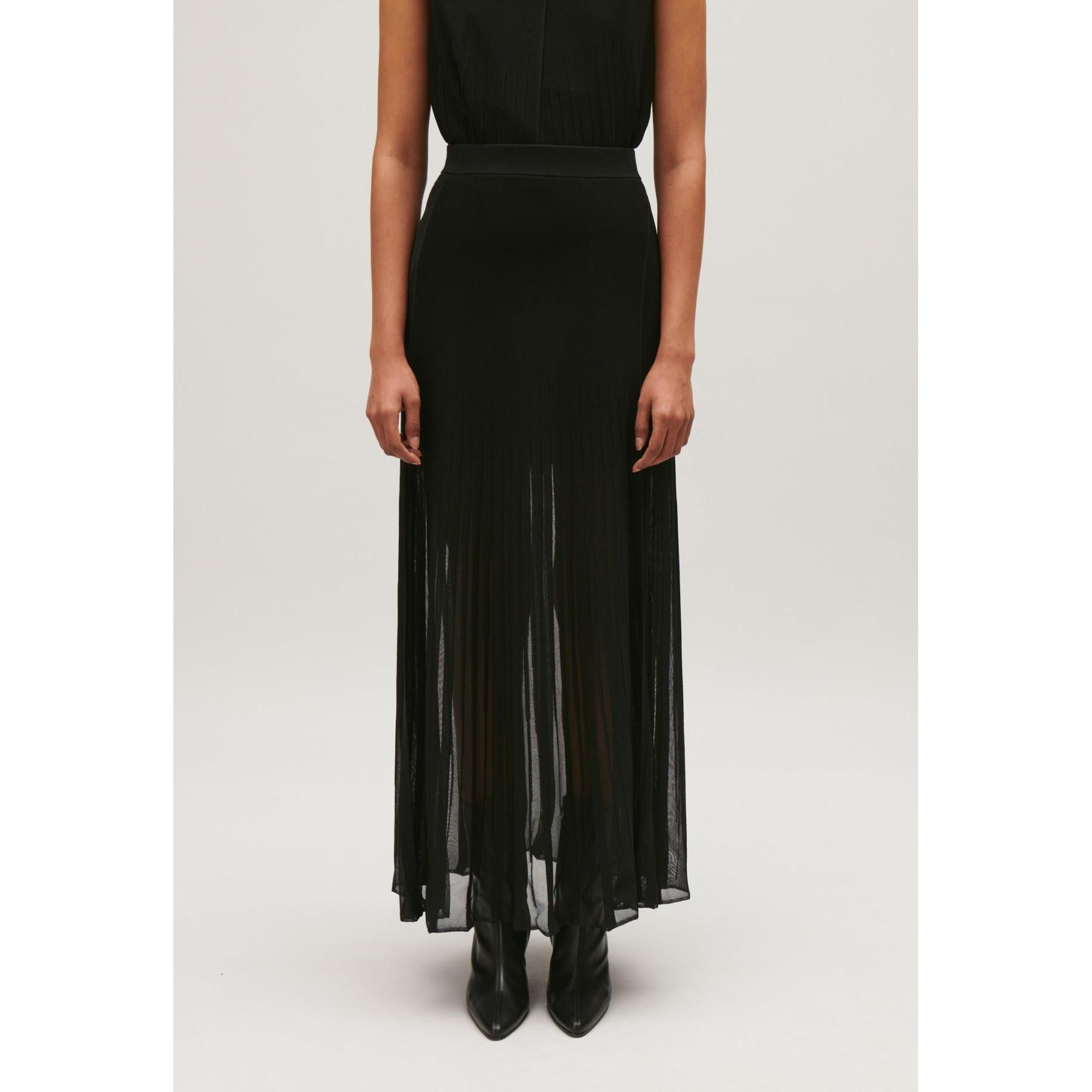 Long Mesh Skirt