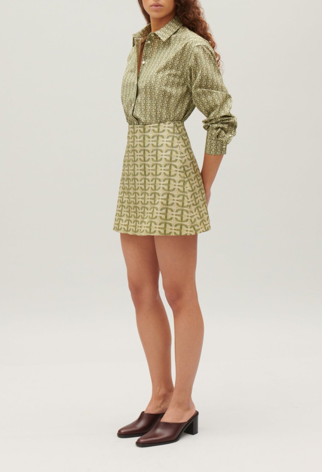 C&T Skirt - Sumimono - Dark Print