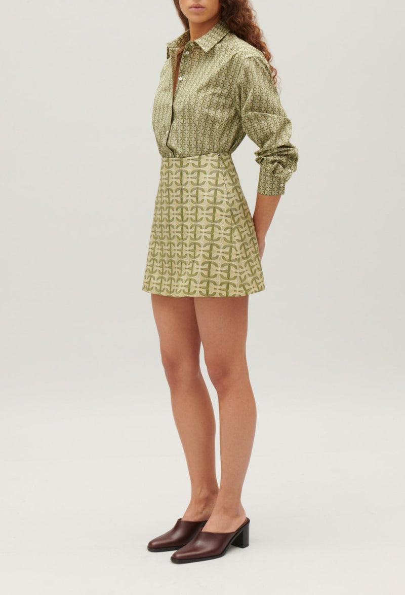 Claudie Pierlot - Jupe C&T - Sumimono - Print Fonce