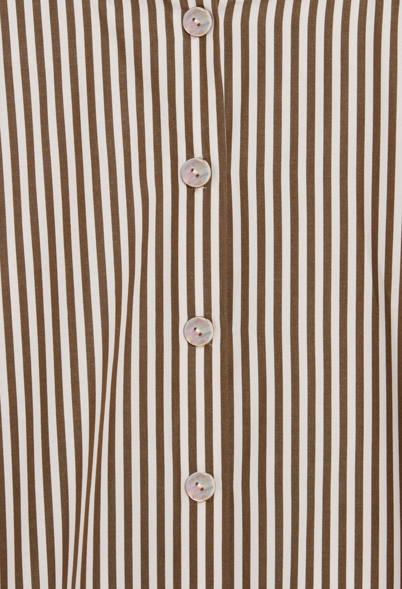 Claudie Pierlot - Jupe C&T - Syme Rayures - Bronze