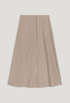 Claudie Pierlot - Jupe C&T - Syme Rayures - Bronze