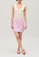 Claudie Pierlot - Jupe C&T - Selma Tweed - Lilas