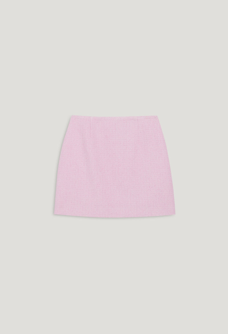 Claudie Pierlot - Jupe C&T - Selma Tweed - Lilas