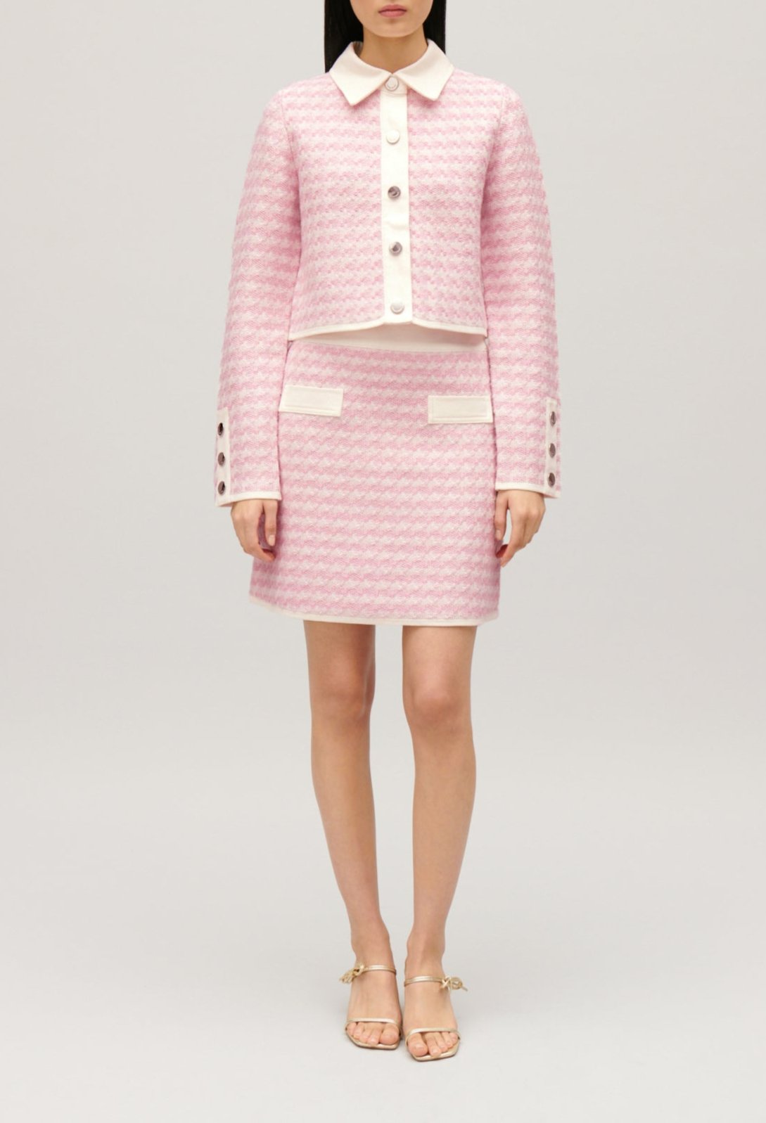 Knitted Skirt - Musica - Two-tone