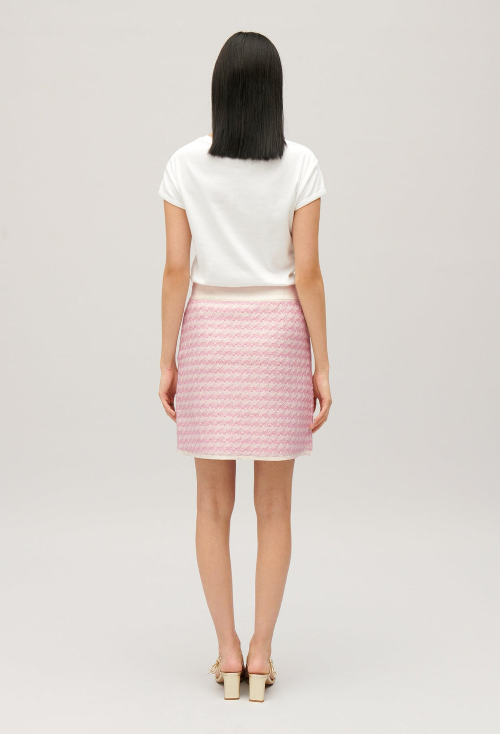 Knitted Skirt - Musica - Two-tone