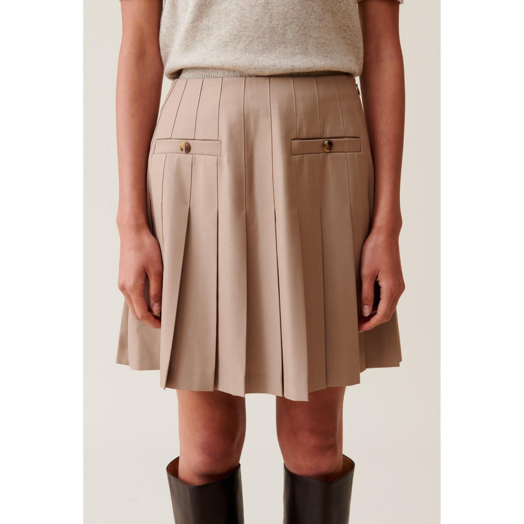 Short Pleated Skirt