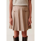 Short Pleated Skirt