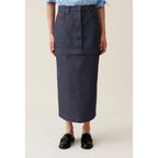 Modular Zipped Denim Skirt