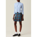 Checked Wool Skirt