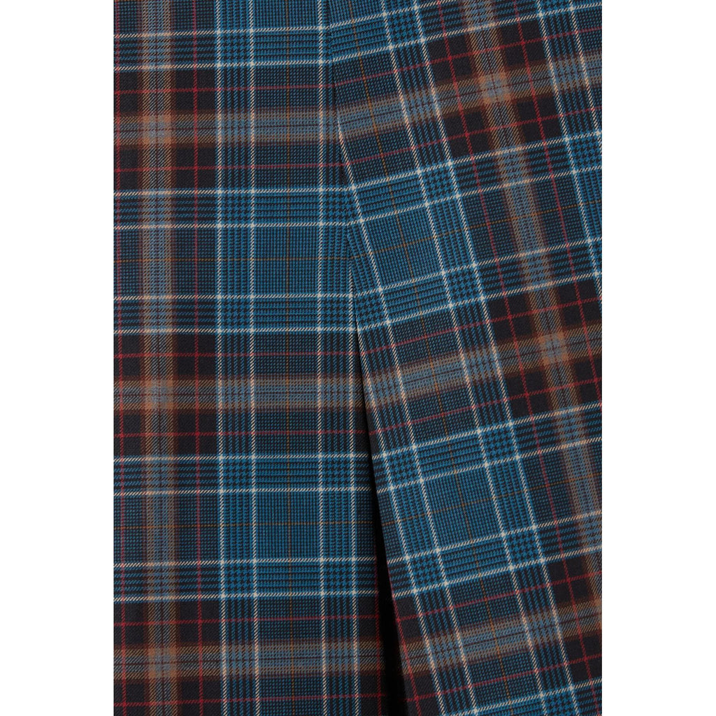Checked Wool Skirt