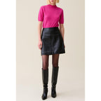 Claudie Pierlot - Falda Corta Cuero