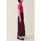Long Fluid Skirt With Pleats