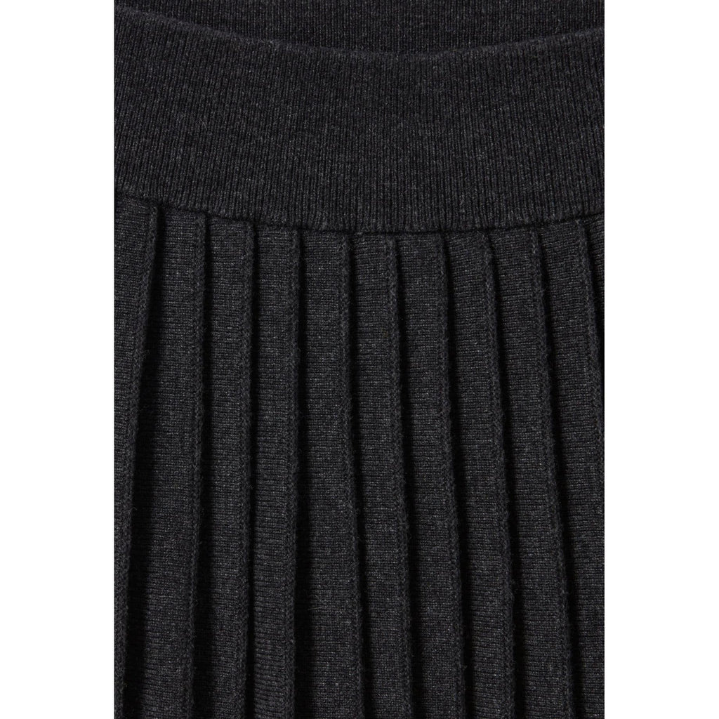 Claudie Pierlot - Jupe Courte Maille Gris Chiné
