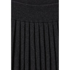 Claudie Pierlot - Jupe Courte Maille Gris Chiné