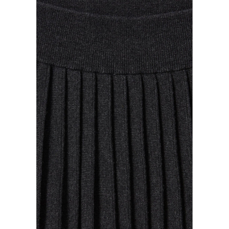 Short Heather Gray Knit Skirt