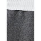Jupe Droite Gris