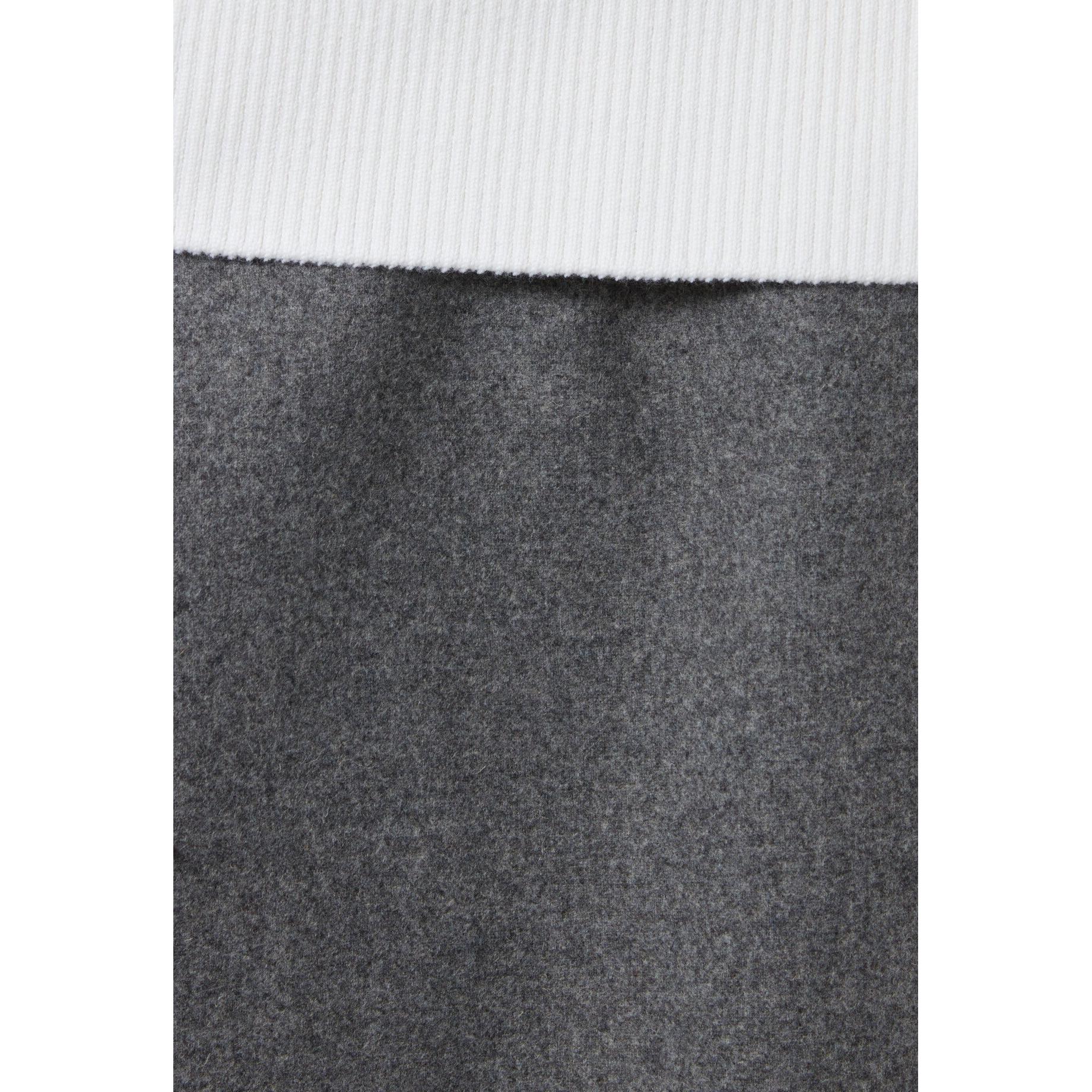 Jupe Droite Gris