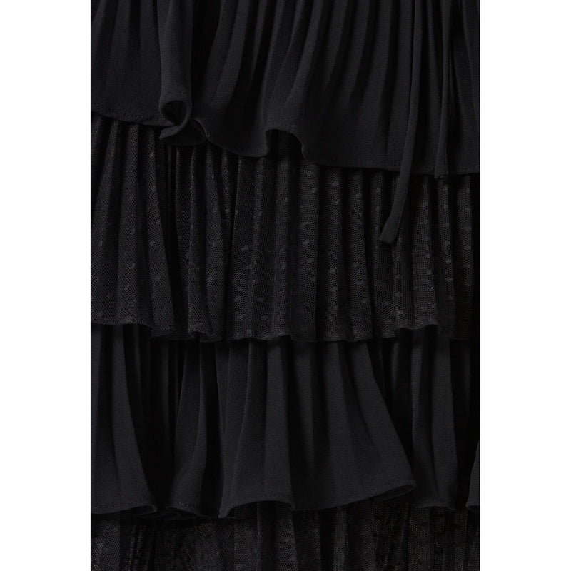Claudie Pierlot - Jupe Courte Noire Volants