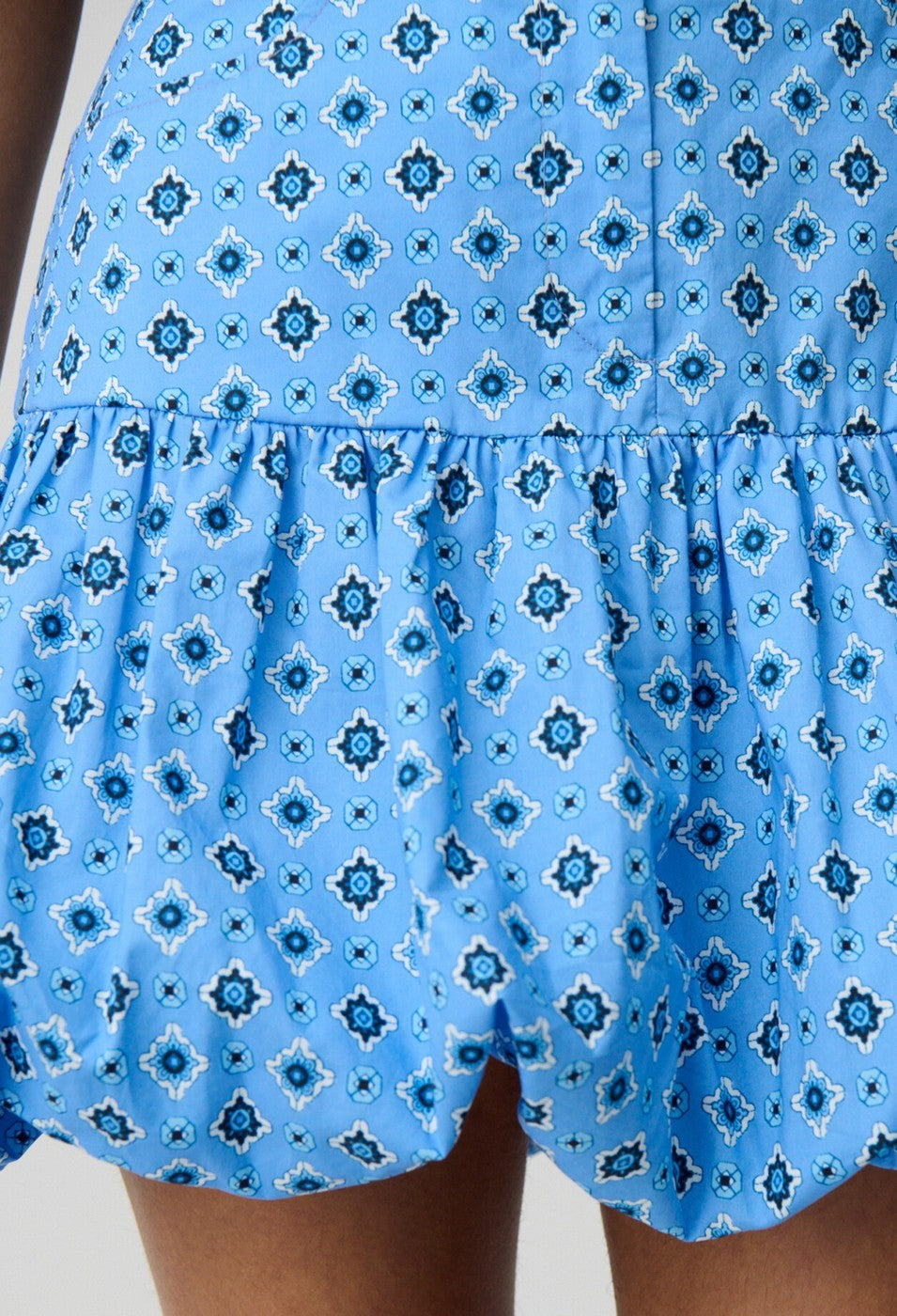 Jupe Sunebis Print Bleu Fonce
