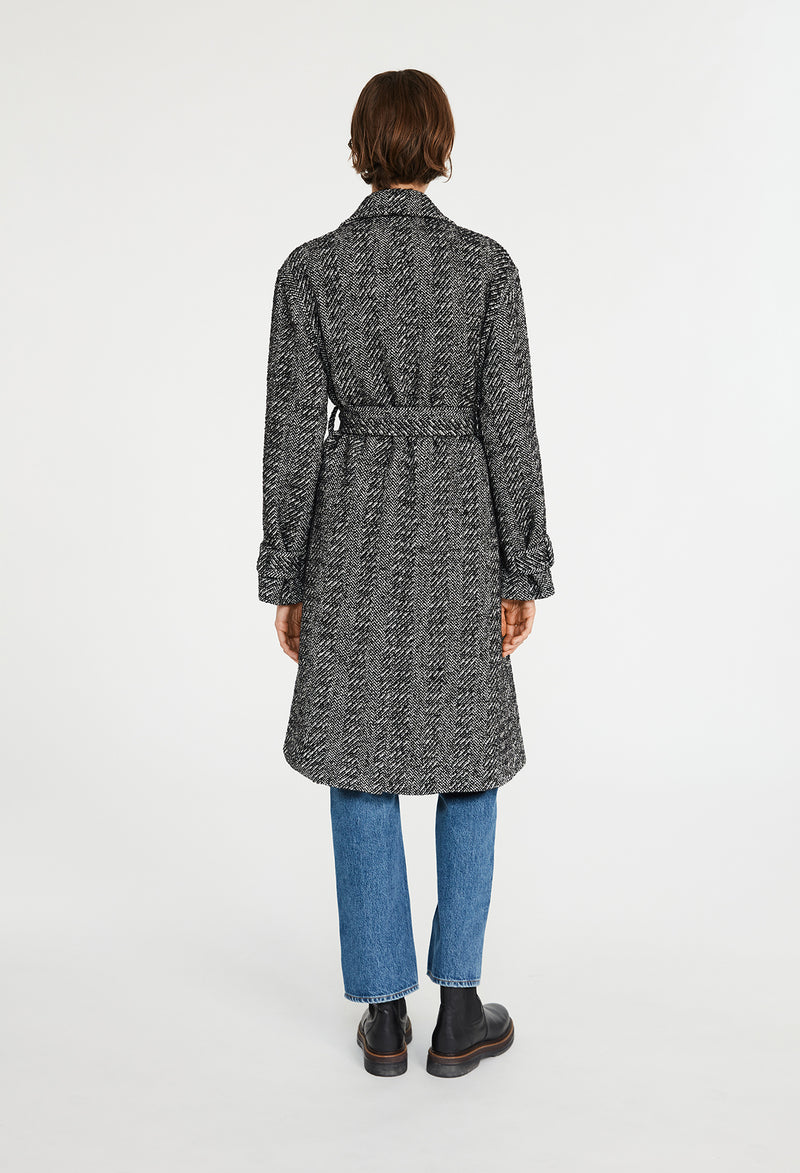 Claudie Pierlot - Manteau Galabis - Gris Chine