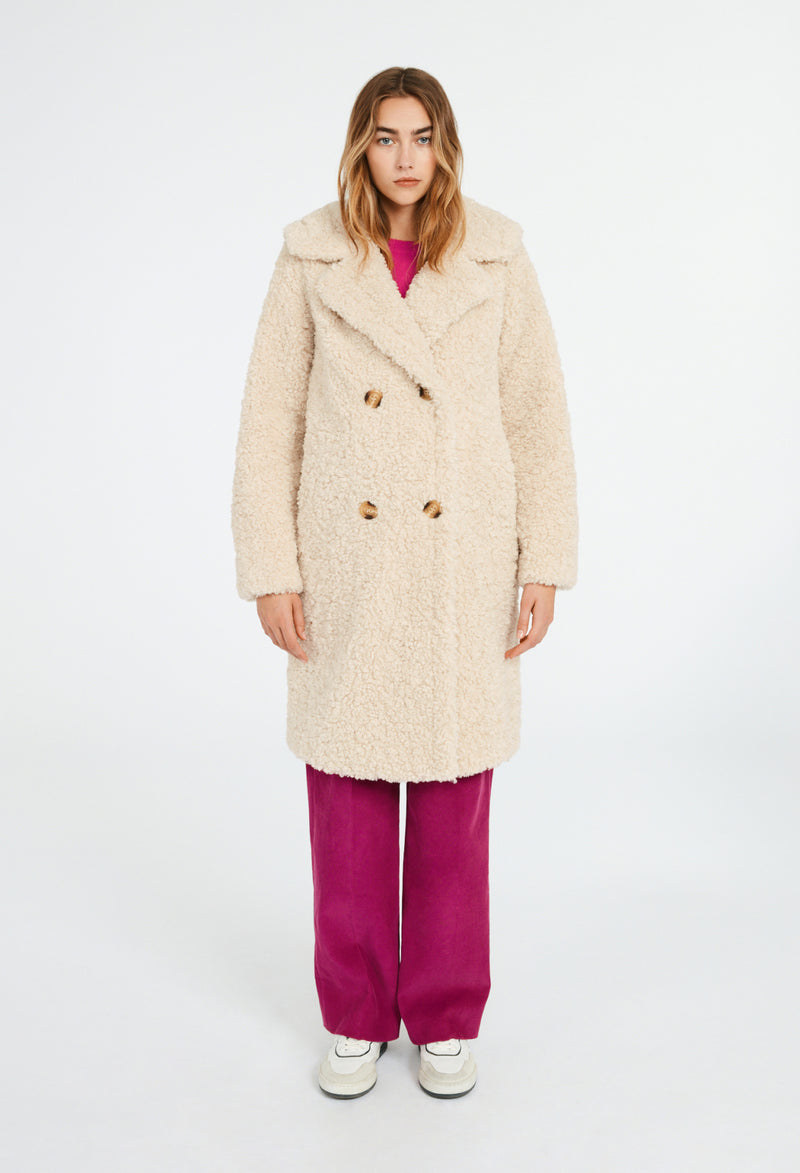 Claudie Pierlot - Outerwear Fabiola - Ecru