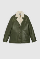 Claudie Pierlot - Piel de oveja - Fenda - Caqui