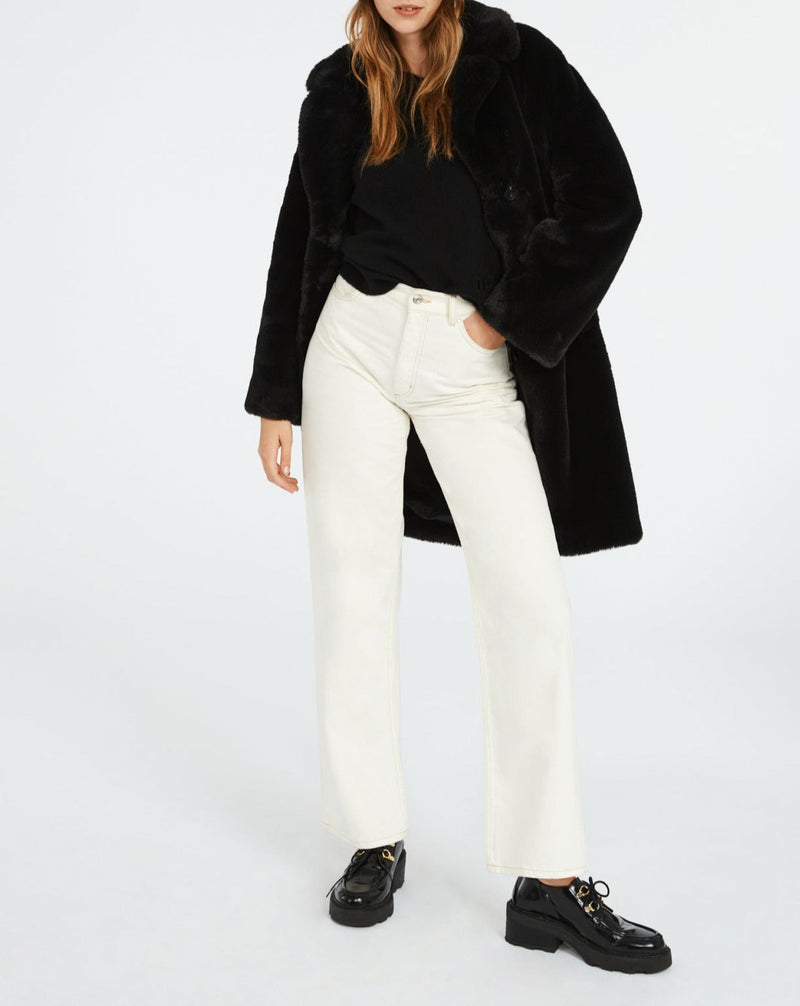 Claudie Pierlot - Fausse Fourrure - Frida - Noir
