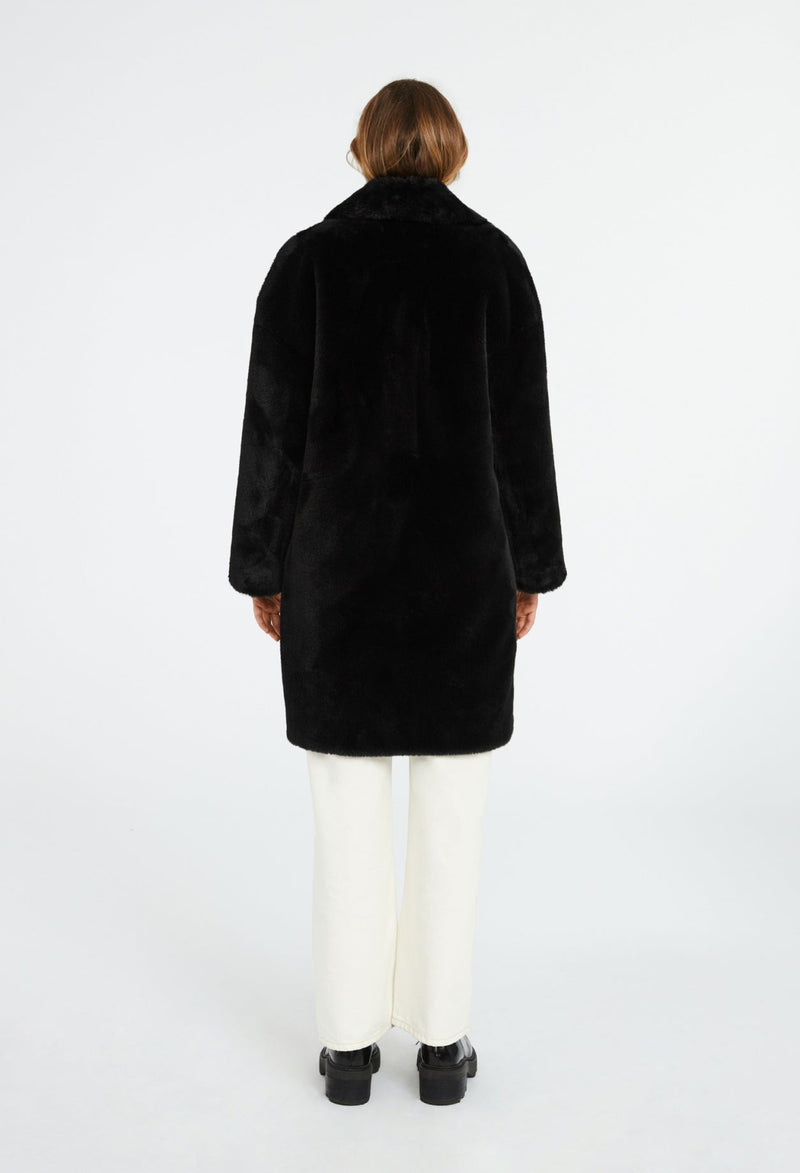 Claudie Pierlot - Fausse Fourrure - Frida - Noir